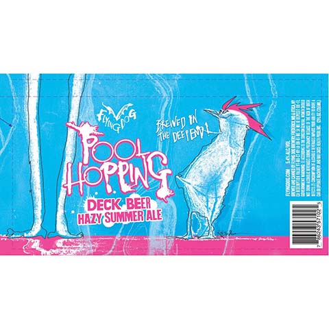 Flying Dog Pool Hopping Deck Beer Hazy Summer Ale