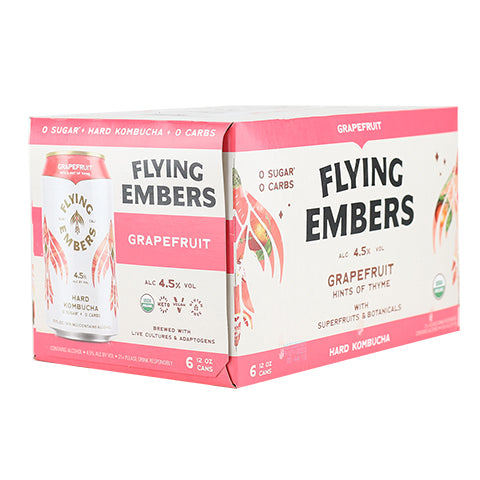 Flying Embers 'Grapefruit Thyme' Hard Kombucha