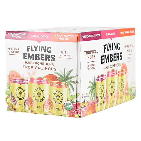 Flying Embers Tropical Hops Variety Pack Hard Kombucha