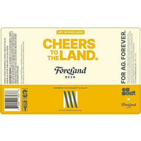 Foreland Cheers to the Land Lager