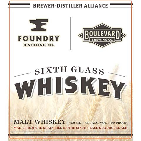Foundry/Boulevard Sixth Glass Whiskey