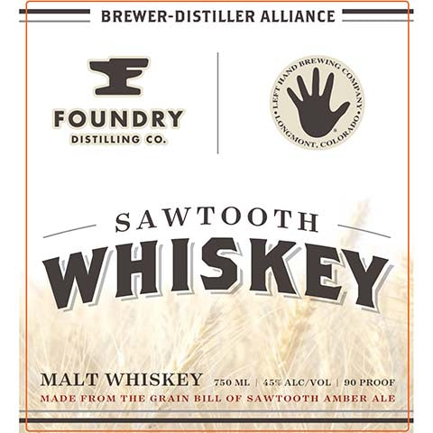 Foundry/Left Hand Sawtooth Whiskey