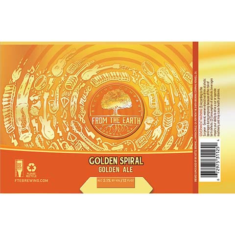 From The Earth Golden Spiral Golden Ale