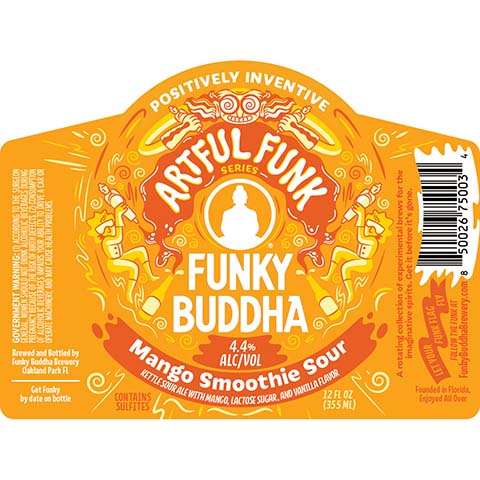 Funky Buddha Artful Funk Mango Smoothie Sour