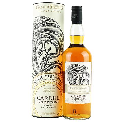 Game of Thrones House Targaryen – Cardhu Gold Reserve Scotch Whiskey