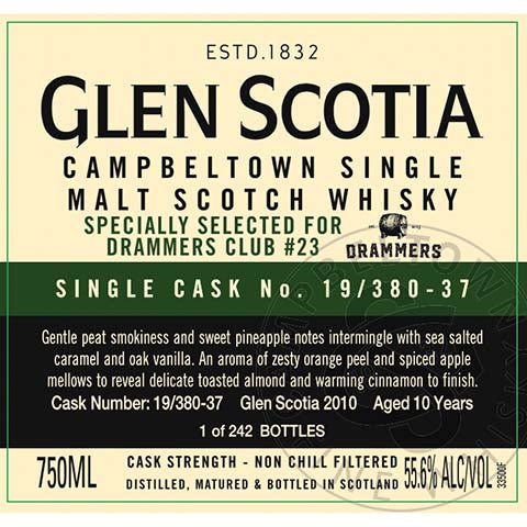 Glen Scotia Campbeltown Single Malt Scotch Whisky