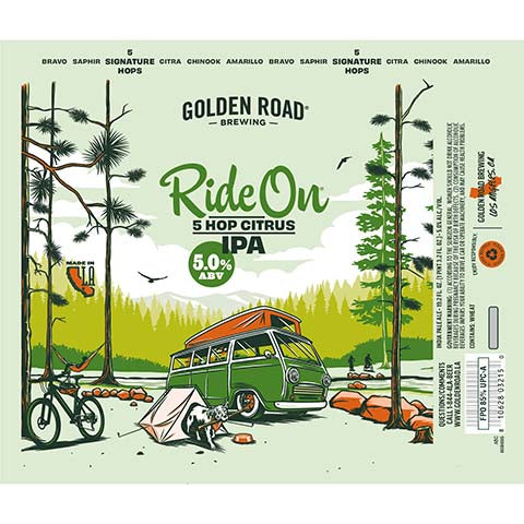 Golden Road Ride On 5 Hop Citrus IPA