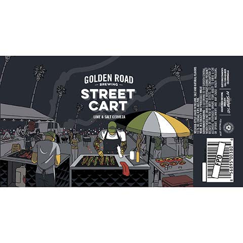 Golden Road Street Cart Lime & Salt Cerveza