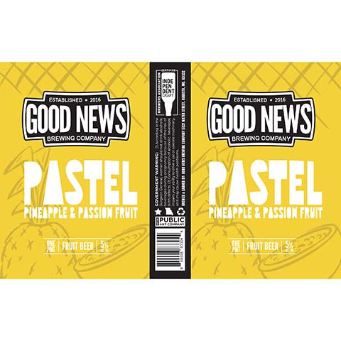 Good News Pastel Pineapple & Passion Fruit