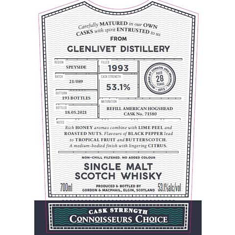 Gordon & Macphail Glencadam Distillery 1993 Single Malt Scotch Whisky