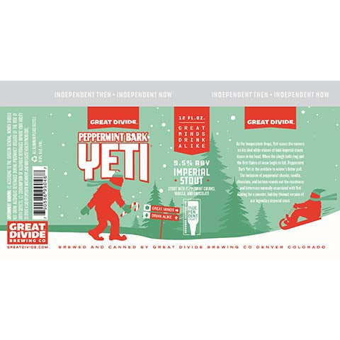 Great Divide Peppermint Bark Yeti Imperial Stout