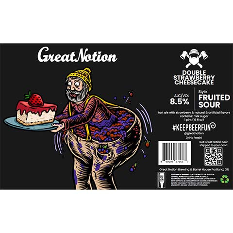 Great Notion Double Strawberry Cheesecake Fruited Sour