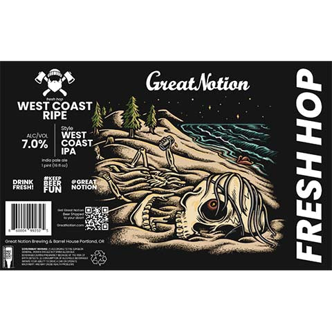 Great Notion Fresh Hop West Coast Ripe IPA