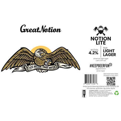 Great Notion Lite Lager