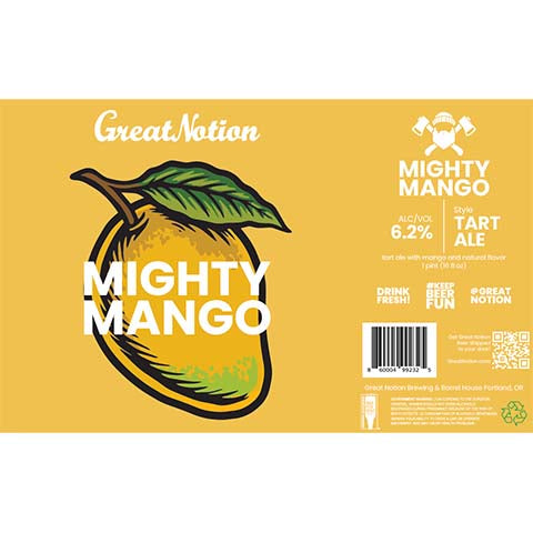 Great Notion Mighty Mango Tart Ale