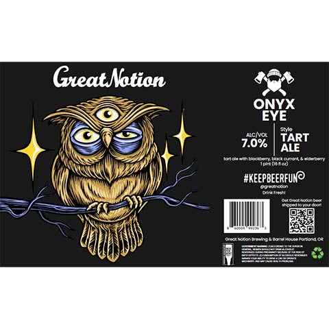 Great Notion Onyx Eye Tart Ale