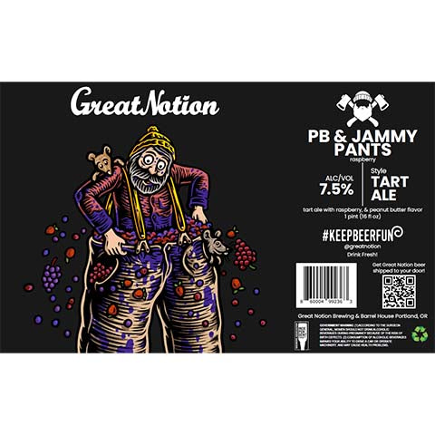 Great Notion PB & Jammy Pants Tart Ale