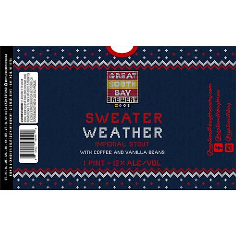 Great South Bay Sweater Weather Imperial Stout