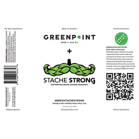 Greenpoint Stache Strong DDH IPA