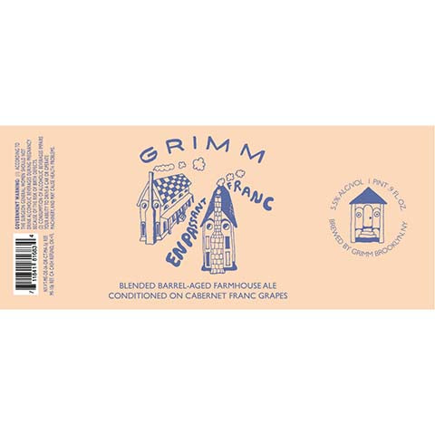 Grimm Enpassant Franc Farmhouse Ale