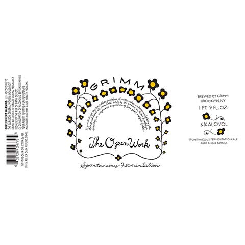 Grimm The Open Work Spontaneous Fermentation Ale