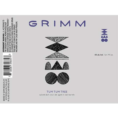 Grimm Tum Tum Tree Spiced Dark Sour Ale