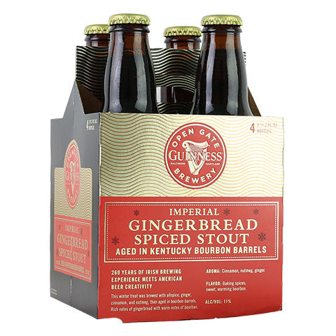 Guinness Bourbon Barrel-Aged Imperial Gingerbread Spiced Stout