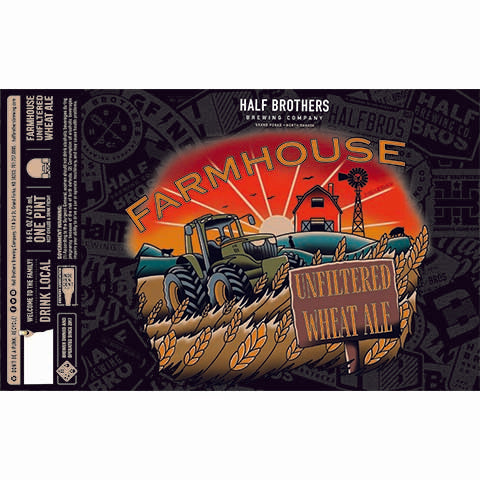 Half Brothers Farmhouse Unfiltered Wheat