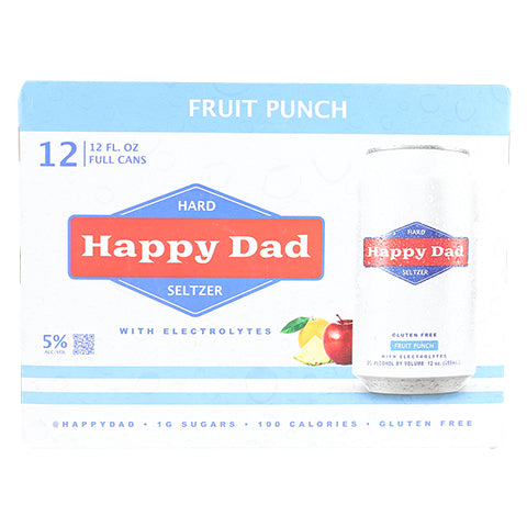 Happy Dad Fruit Punch Hard Seltzer 12-Pack