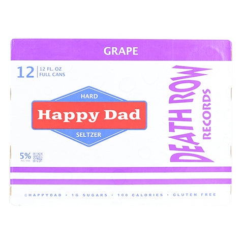 Happy Dad Grape Death Row Records Hard Seltzer 12-Pack