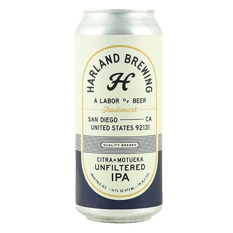 Harland Unfiltered IPA