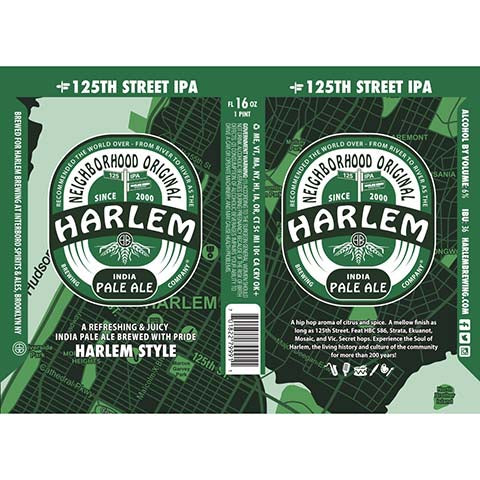 Harlem Neighborhood Original IPA