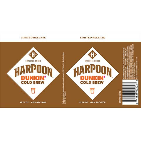 Harpoon Dunkin' Cold Brew Porter