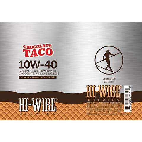 Hi-Wire Brewing Chocolate Taco 10W-40 Imperial Stout