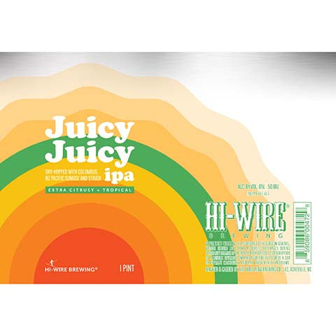 Hi-Wire Brewing Juicy Juicy IPA