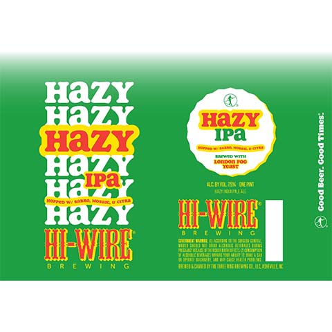 Hi-Wire Hazy Hazy Hazy IPA