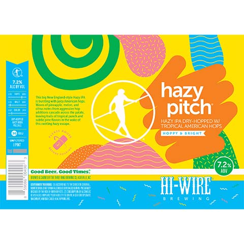 Hi-Wire Hazy Pitch Hazy IPA