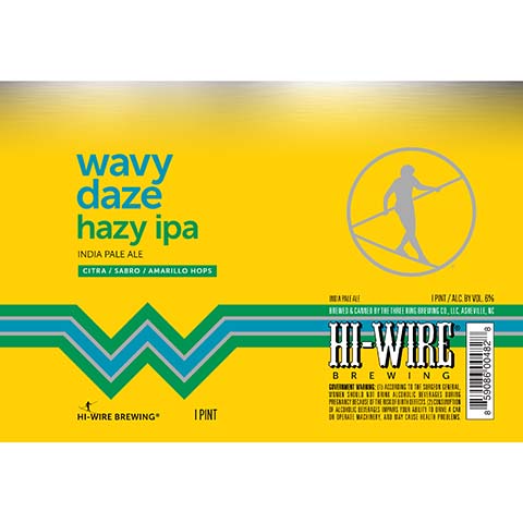 Hi-Wire Wavy Daze Hazy IPA