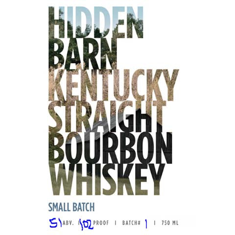 Hidden Barn Small Batch Kentucky Straight Bourbon Whiskey