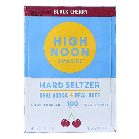 High Noon Sun Sips Black Cherry Hard Seltzer