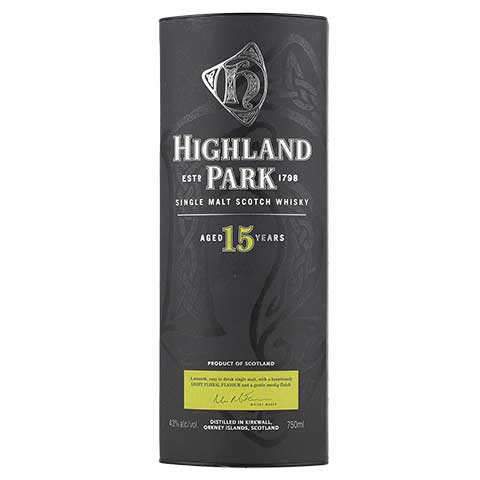 Highland Park 15 Year Old Single Malt Scotch Whisky