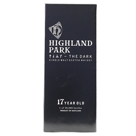 Highland Park The Dark 17-Year Single Malt Scotch Whisky