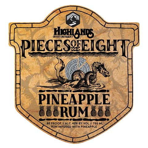 Highlands Pieces of Eight Pineapple Rum