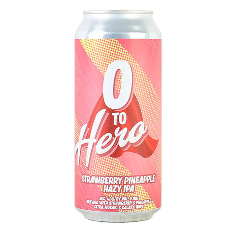 Hop Capital Zero To Hero Strawberry Pineapple Hazy IPA