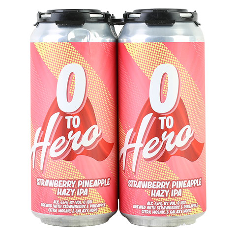 Hop Capital Zero To Hero Strawberry Pineapple Hazy IPA