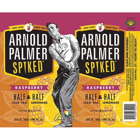 Hornell Arnold Palmer Spiked Raspberry Half & Half Lemonade