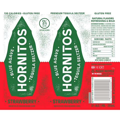 Hornitos Strawberry Tequila Seltzer
