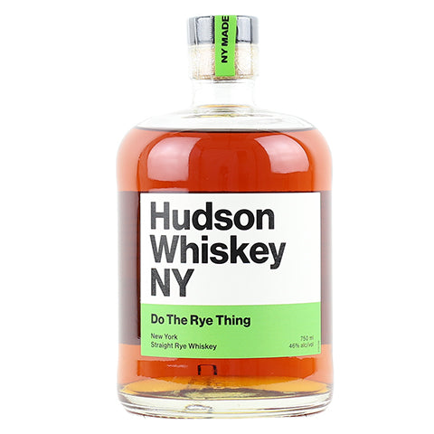 Hudson New York Do The Rye Thing Straight Rye Whiskey