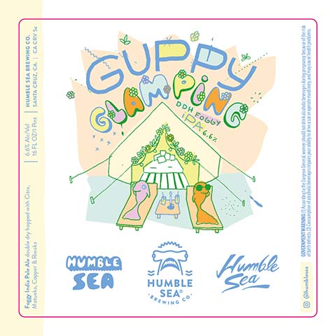 Humble Sea Guppy Glamping DDH Foggy IPA