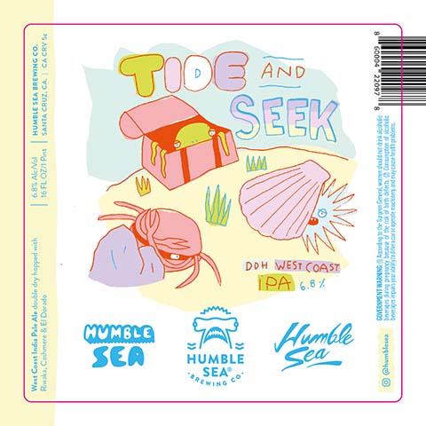 Humble Sea Tide and Seek DDH West Coast IPA